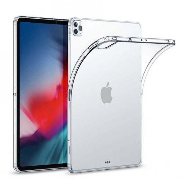 Apple iPad 12.9 Pro 2020 2021 Kılıf Tablet Süper Silikon Kapak ürün görseli 1