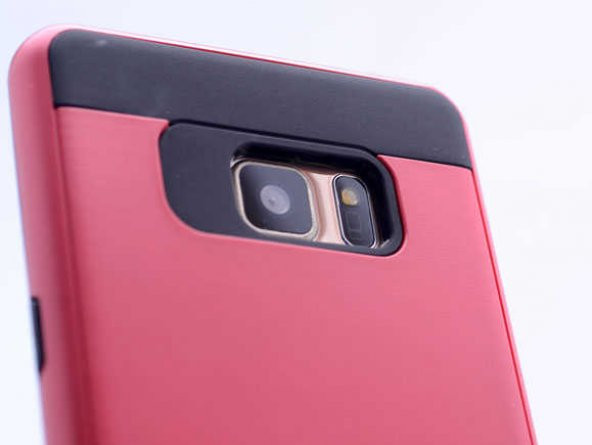 Samsung Galaxy Note Fan Edition Kılıf Hybrid Korumalı Sert Silikon Kapak - Resim 2