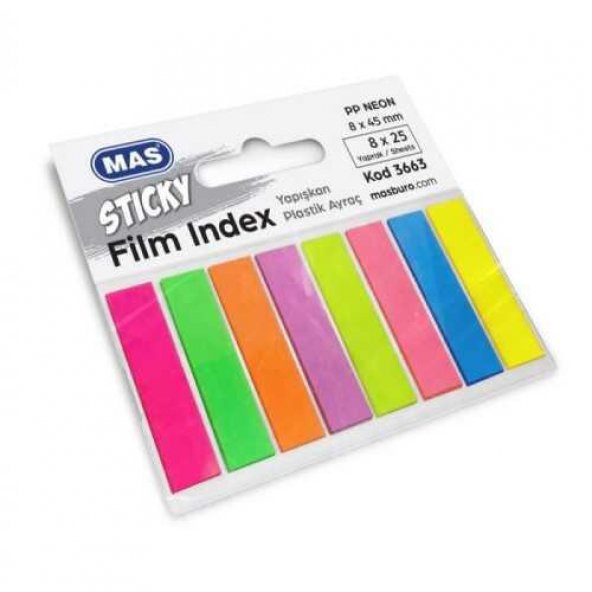 MAS INDEKS 8x25 (3663) ürün görseli 1