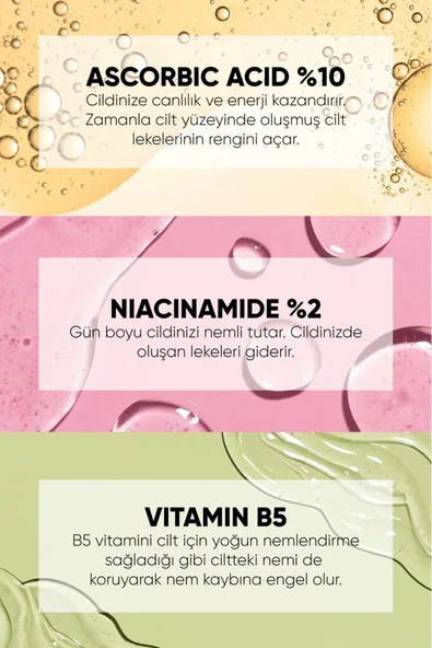 C Vitamini Süper Aydınlatıcı Serum ( 30 mL ) - Resim 3