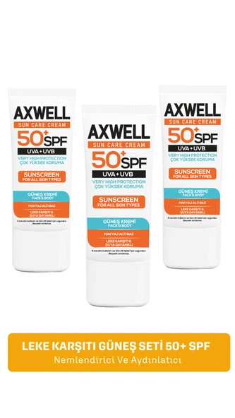 Sun Care Cream Güneş Kremi Yüksek Koruma 30 SPF 50ml 3lü Fırsat Seti ürün görseli 1