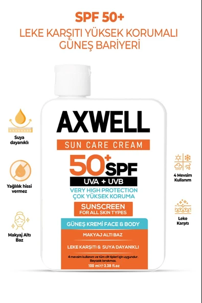 Sun Care Cream Güneş Kremi Yüksek Koruma 30 SPF 100ml ürün görseli 1