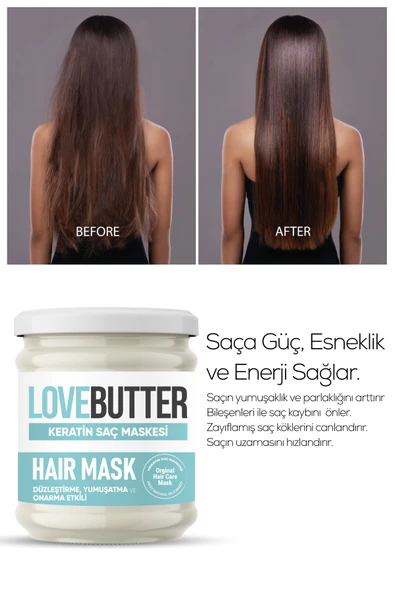 Keratin Saç Maskesi 190ml - Resim 3