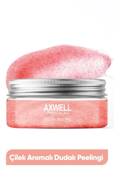Axwell Premium Çilek Aromalı Dudak Bakım Peelingi 30ml ürün görseli 1
