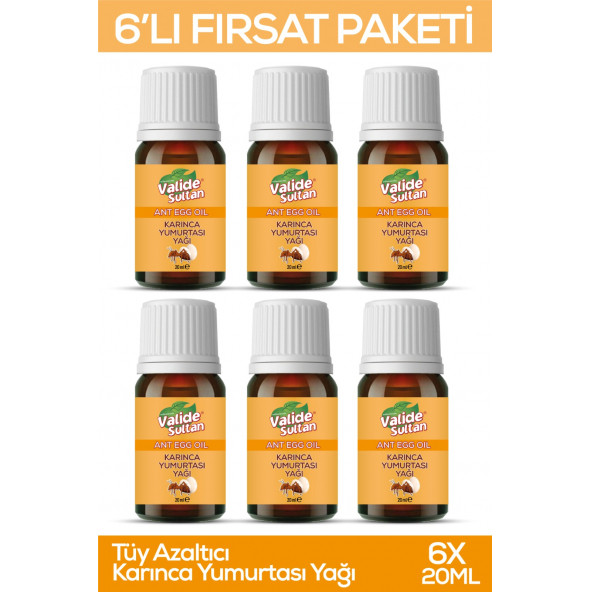 Tüy Azaltıcı Karınca Yumurtası Yağı 20ml 6 Adet ürün görseli 1
