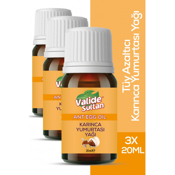 Tüy Azaltıcı Karınca Yumurtası Yağı 20ml 3 Adet ürün görseli 1