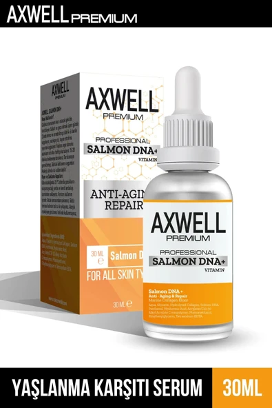 Axwell Premium Yaşlanma Karşıtı Yenileyici Yüz Ve Göz Çevresi Bakımı Somon DNA+ 30ml ürün görseli 1