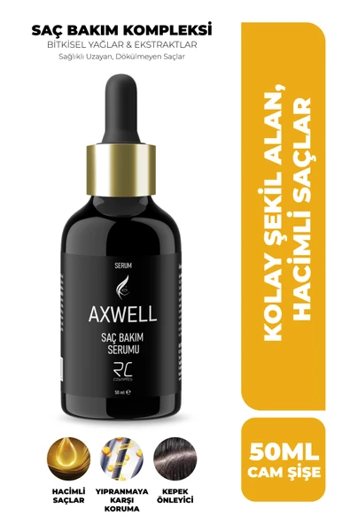 AXWELL SAÇ DÖKÜLMELERİNE KARŞI ONARICI BAKIM SERUMU 50ml ürün görseli 1