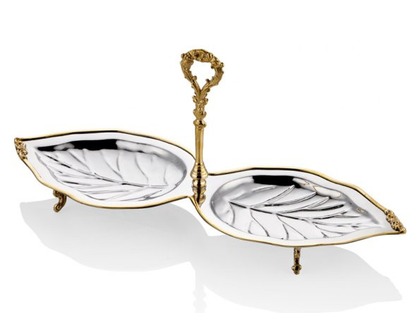 Lamedore Ottomans Yaprak Şekilli Stand 45x15x24 cm ürün görseli 1