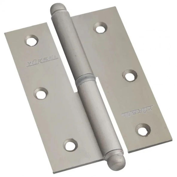 Okka Menteşe Aluminyum Saten 10cm ürün görseli 1