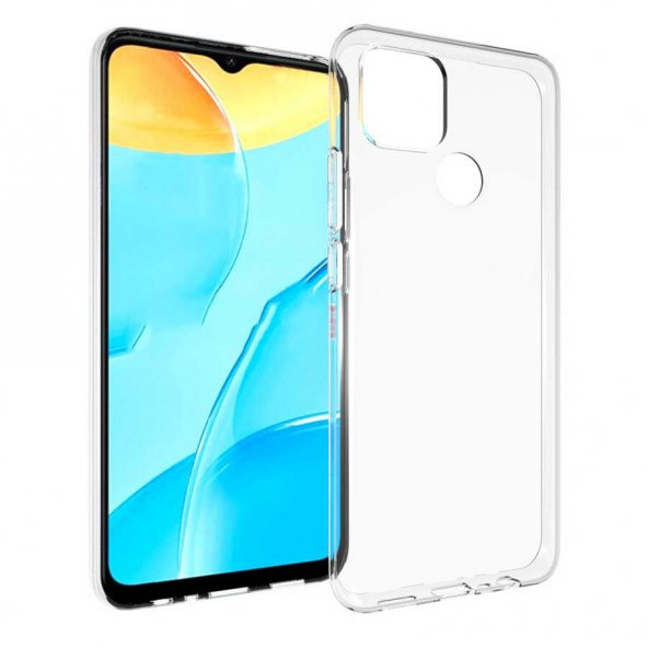 Oppo A15 Kılıf Şeffaf Süper Silikon Kamera Korumalı ürün görseli 1