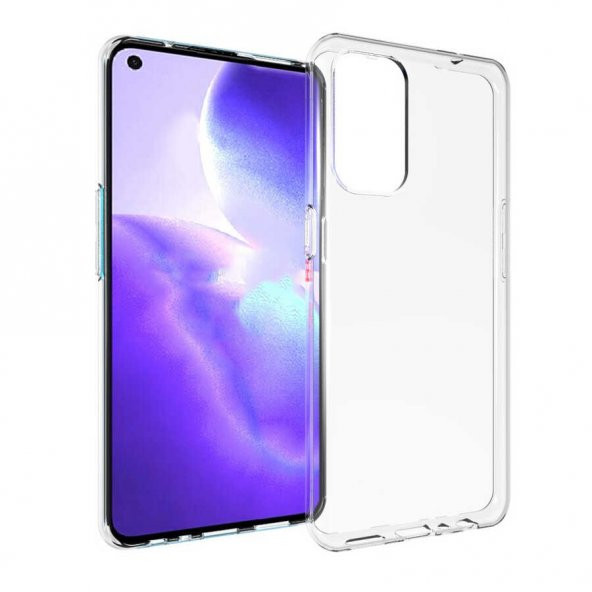 Oppo Reno 5 5G Kılıf Şeffaf Süper Silikon Kamera Korumalı ürün görseli 1