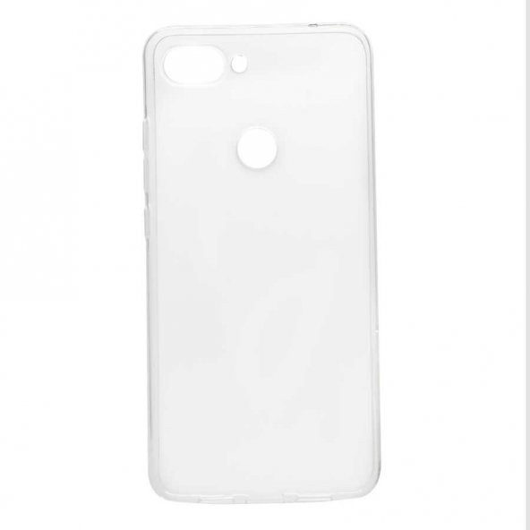 Xiaomi Mi 8 Lite Kılıf Şeffaf Süper Silikon Kamera Korumalı ürün görseli 1