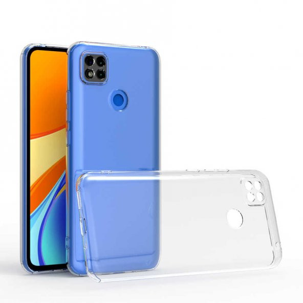 Xiaomi Redmi 9C Kılıf Kamera Korumalı Şeffaf Süper Silikon Kapak ürün görseli 1