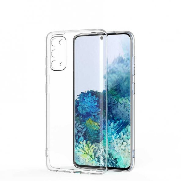 Samsung Galaxy S20 Kılıf Kamera Korumalı Şeffaf Süper Silikon Kapak ürün görseli 1