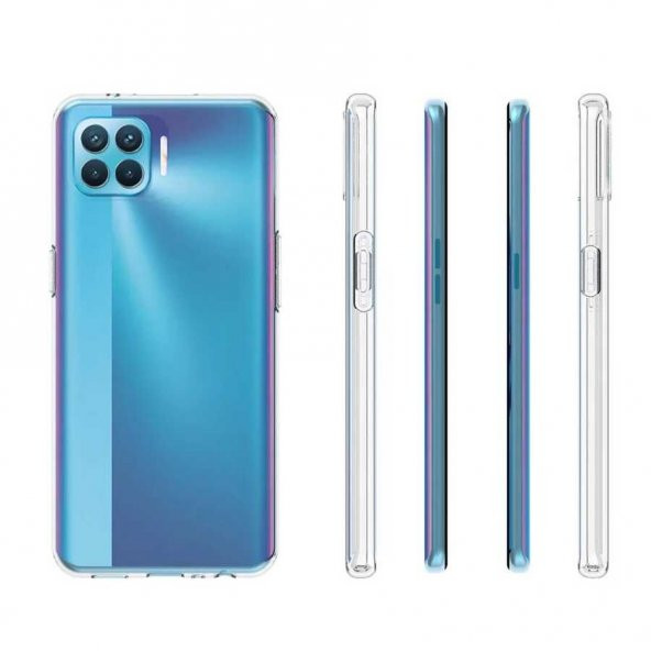 Oppo A73 Kılıf Şeffaf Süper Silikon Kapak - Resim 3
