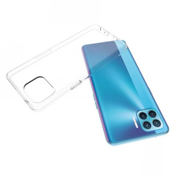 Oppo A73 Kılıf Şeffaf Süper Silikon Kapak - Resim 6