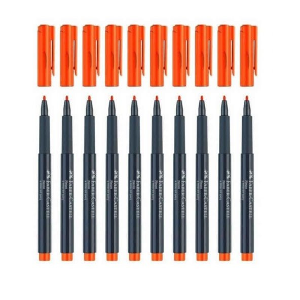 FABER NEON MARKOR TURUNCU 10 LU ürün görseli 1