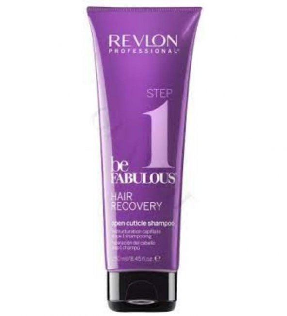 Revlon Professional Be Fabulous Hair Recovery Open Cuticle Shampoo Kuru ve Yıpranmış Saçlar İçin Bakım Şampuanı 250ML Step 1 ürün görseli 1