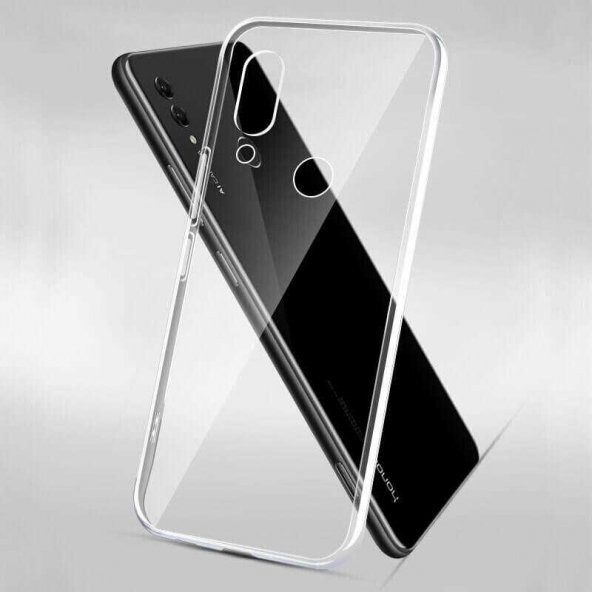 Xiaomi Redmi Note 7 Kılıf Şeffaf Süper Silikon Kapak - Resim 4