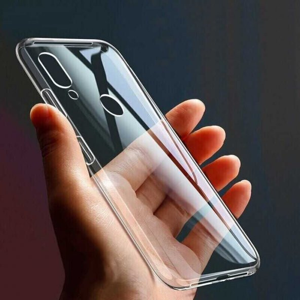 Xiaomi Redmi Note 7 Kılıf Şeffaf Süper Silikon Kapak - Resim 5