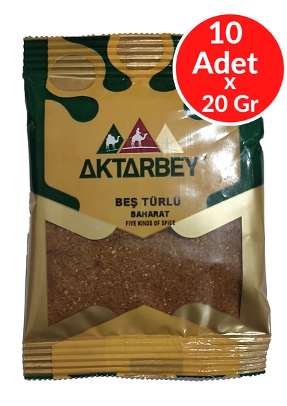 Aktarbey Beş Türlü Baharat 10 Adet x 20 Gr ürün görseli 1