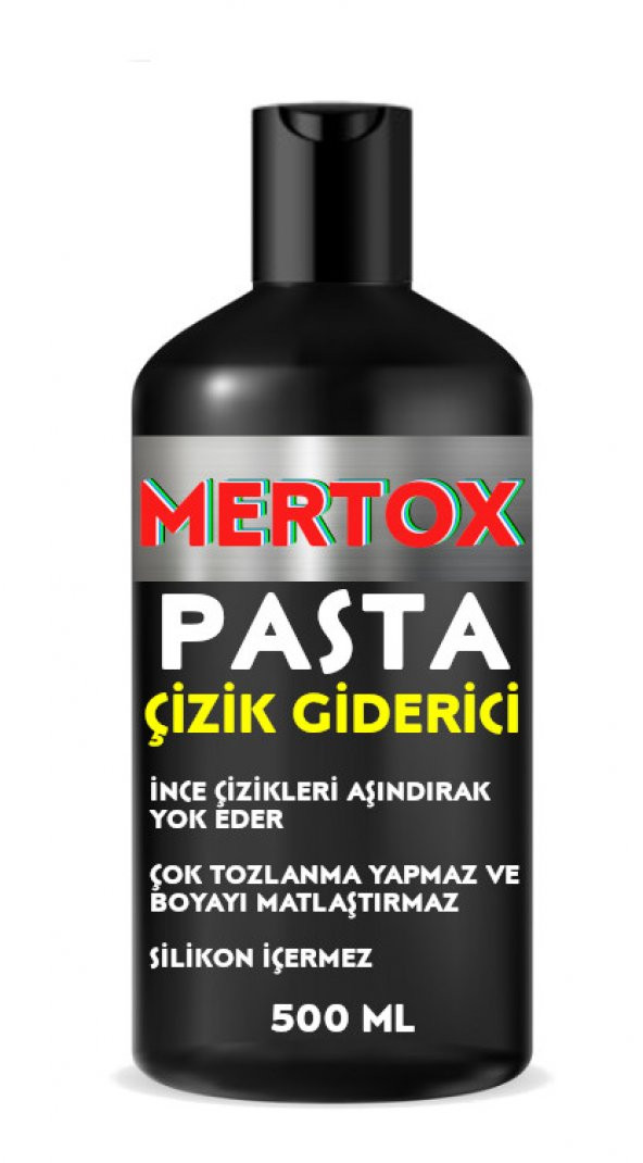 MERTOX ARAÇ ARABA OTOMOBİL OTO PASTA İNCE ÇİZİK GİDERİCİ BOYA PARLATICI 500ML  BAKIM ürün görseli 1