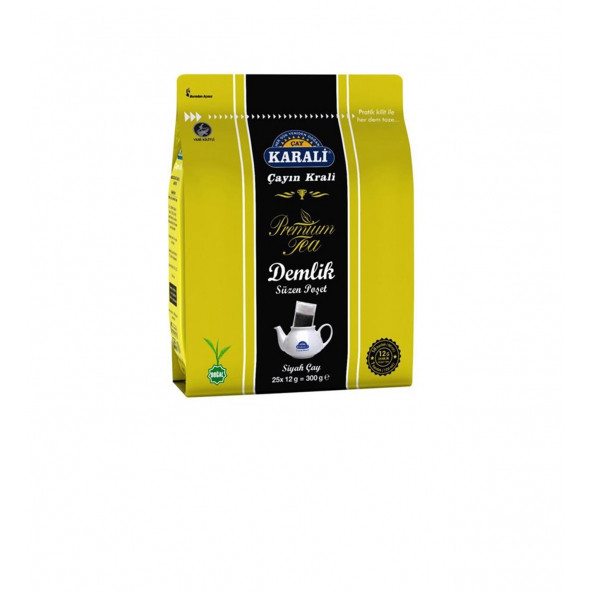 Karali Premium Siyah Demlik Poşet Çay 25 x 12 G ürün görseli 1