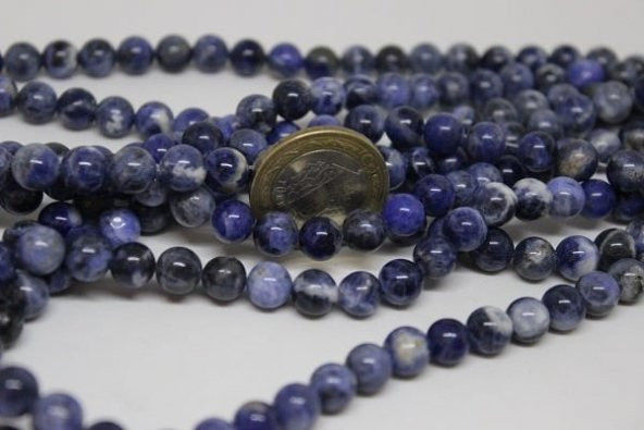Sodalit Taşı Royal 8mm Dizi - Resim 2