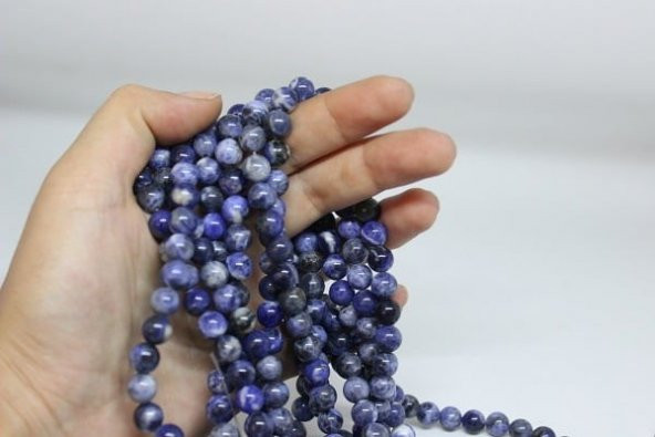 Sodalit Taşı Royal 8mm Dizi - Resim 4