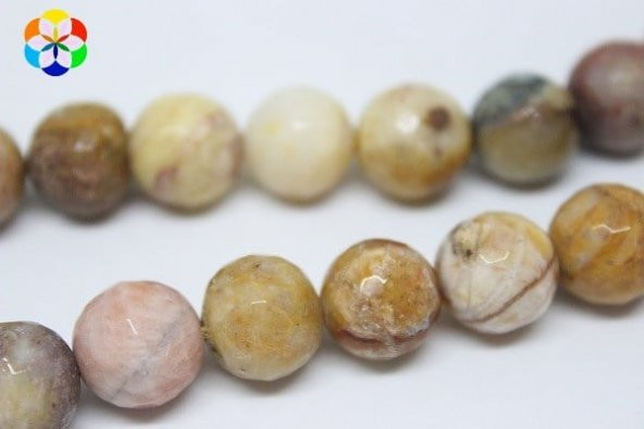 Jasper Taşı Faset Kesim Dizi 12mm (9955) ürün görseli 1