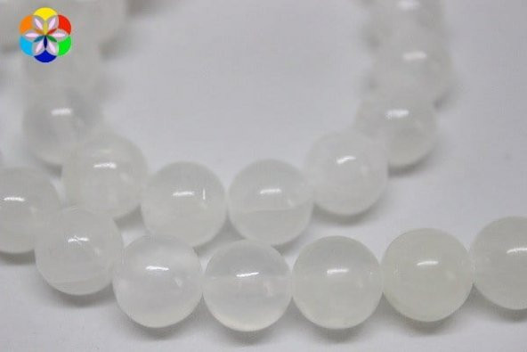 Selenit Taşı Dizi 10mm ürün görseli 1
