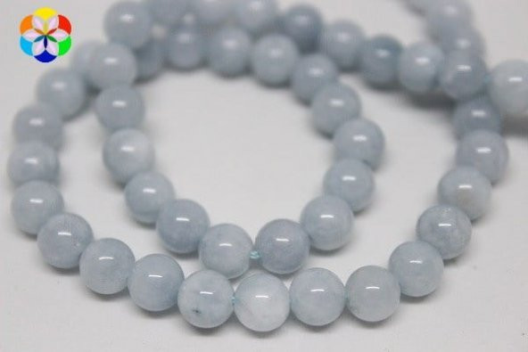 Akuamarin Taşı Dizi 6mm ürün görseli 1