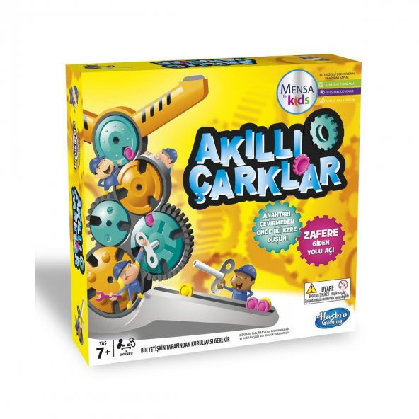 YENİ Hasbro Akıllı Çarklar Oyunu TÜRKÇE Eğlenceli Eğitici Kutulu Oyun ürün görseli 1