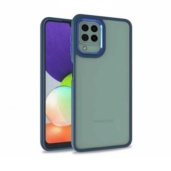 Gpack Samsung Galaxy A12 Kılıf Flora Sert Silikon Arkası Cam Şeffaf ürün görseli 1