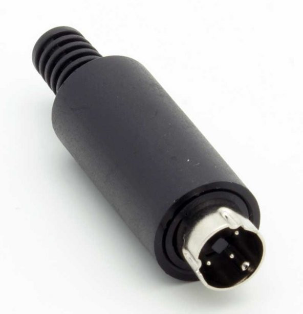 Mini Din Erkek Konnektör - 3 Pin ürün görseli 1