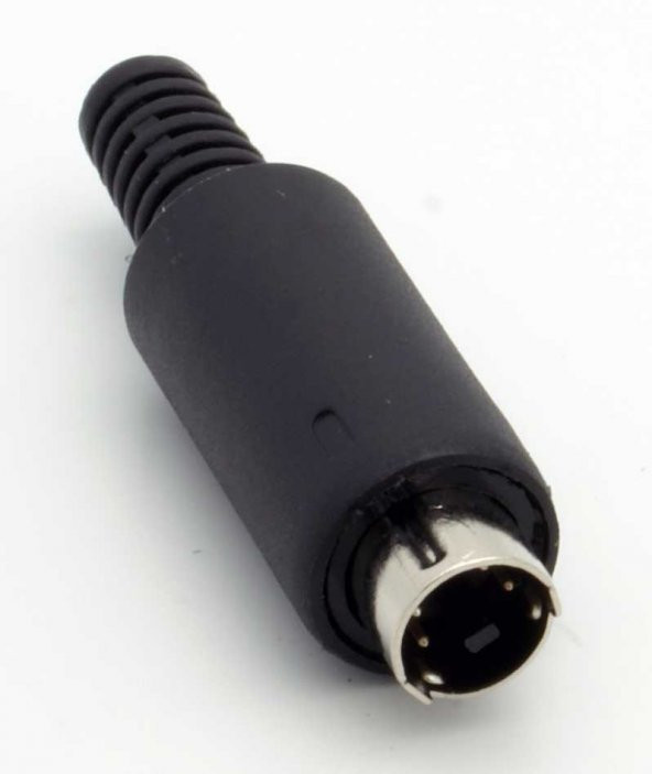 Mini Din Erkek Konnektör - 4 Pin ürün görseli 1