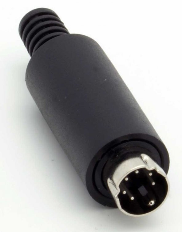 Mini Din Erkek Konnektör - 6 Pin ürün görseli 1