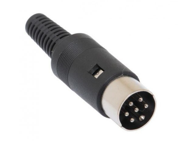 Din Erkek Konnektör - 6 Pin ürün görseli 1