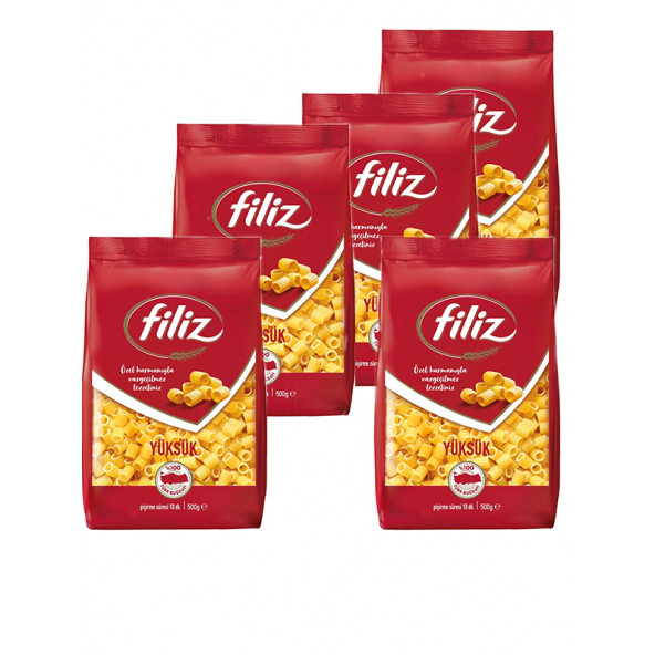 Filiz Makarna Yüksük 500gr x 5 Adet ürün görseli 1