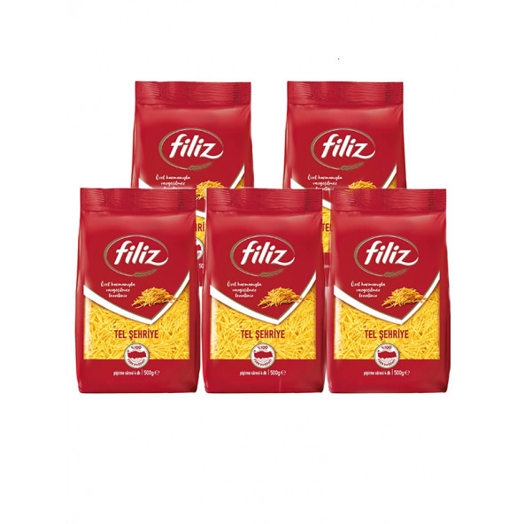 Siftaholsun Filiz Makarna Tel Şehriye 500gr x 5 Adet ürün görseli 1