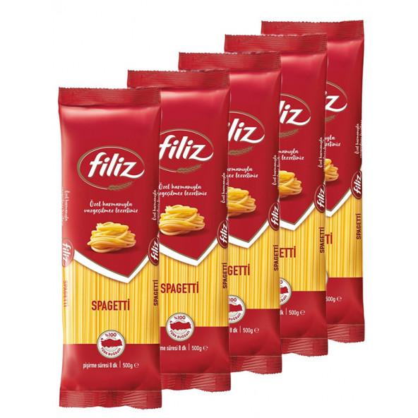 Siftaholsun Filiz Makarna Spagettı 500gr x 5 Adet ürün görseli 1