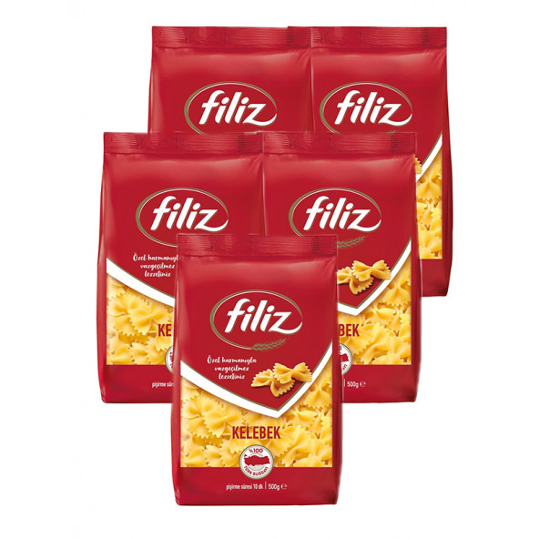 Siftaholsun Filiz Makarna Kelebek 500gr x 5 Adet ürün görseli 1