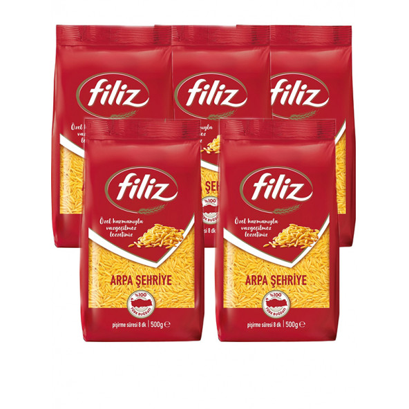 Siftaholsun Filiz Makarna Arpa Şehriye 500gr x 5 Adet ürün görseli 1