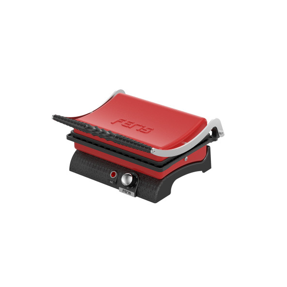 Feris FT3011 12 Dilim Kırmızı 1800 W Döküm Sanayi Tipi Tost Makinesi ürün görseli 1