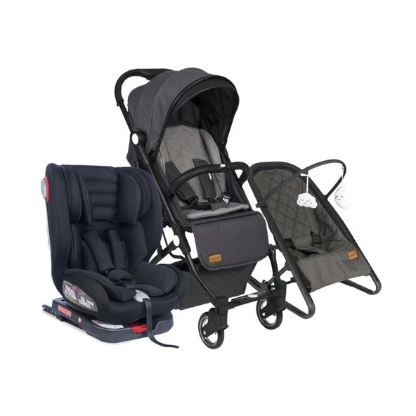 TommyBaby Opera 3 lü Set Kabin Bebek Arabası Oto Koltuk Anakucağı ürün görseli 1