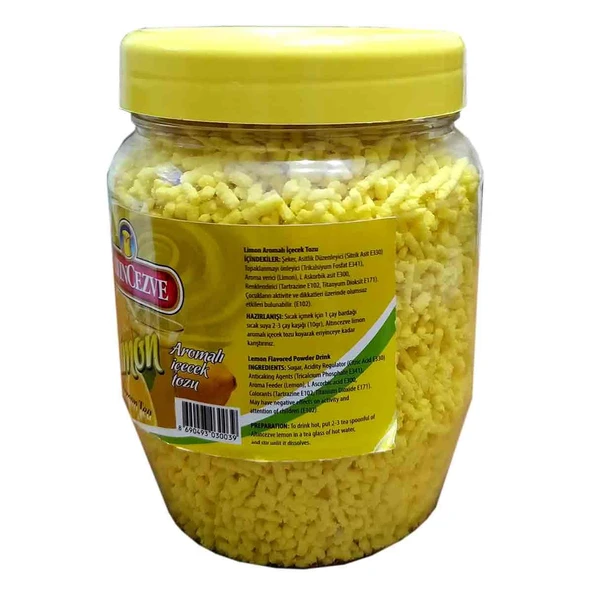 Granül Limon Aromalı İçecek Tozu 300 G - Resim 2
