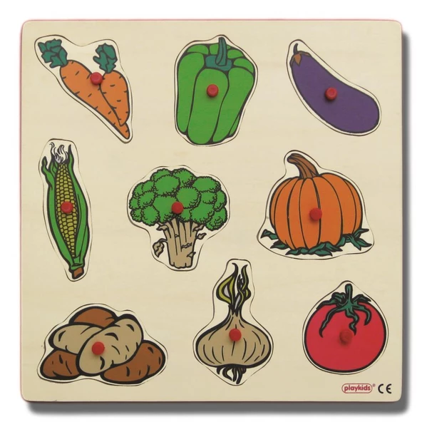 SEBZELER PUZZLE (30x30 cm) ürün görseli 1