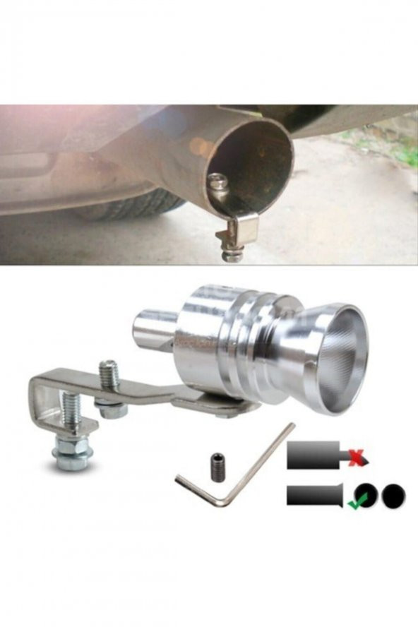 Turbo Islık Sesi Veren Egzoz Aparatı Large 29mm ürün görseli 1