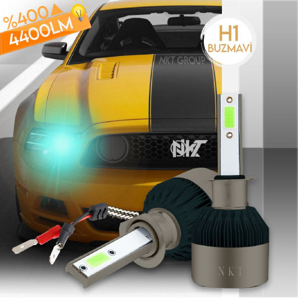 H1 Ice Blue Buz Mavi Led Xenon Far Ledi Led Zenon Far Ampulü ürün görseli 1
